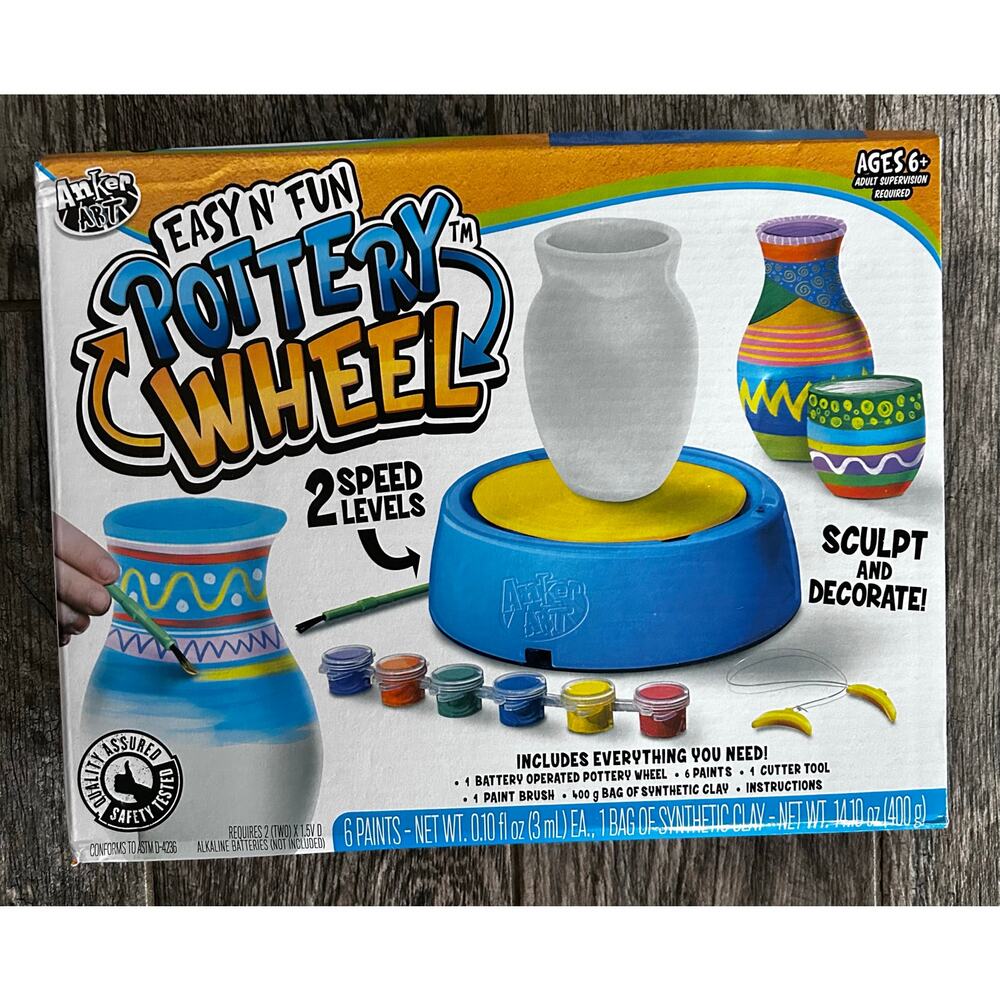 Kids Anker ART Pottery Wheel NWOT